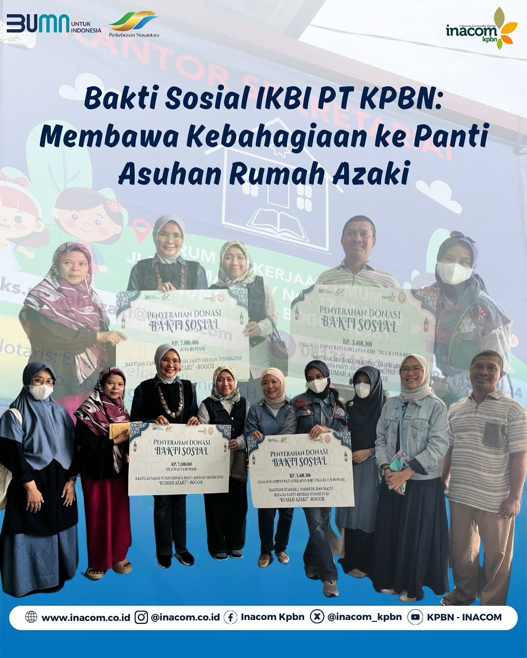 IKBI PT KPBN's Social Service: Bringing Happiness to Rumah Azaki Orphanage