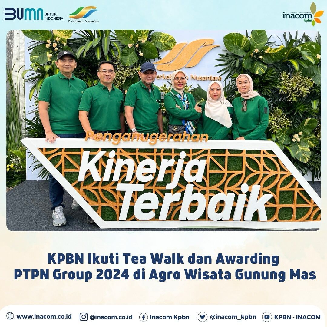 KPBN Ikuti Tea Walk dan Awarding PTPN Group 2024 Di Agro Wisata Gunung Mas